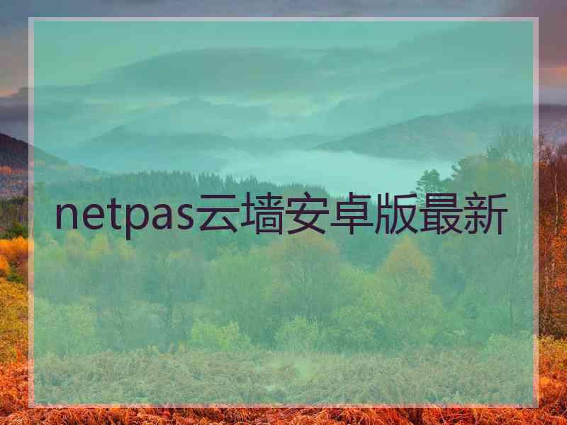 netpas云墙安卓版最新