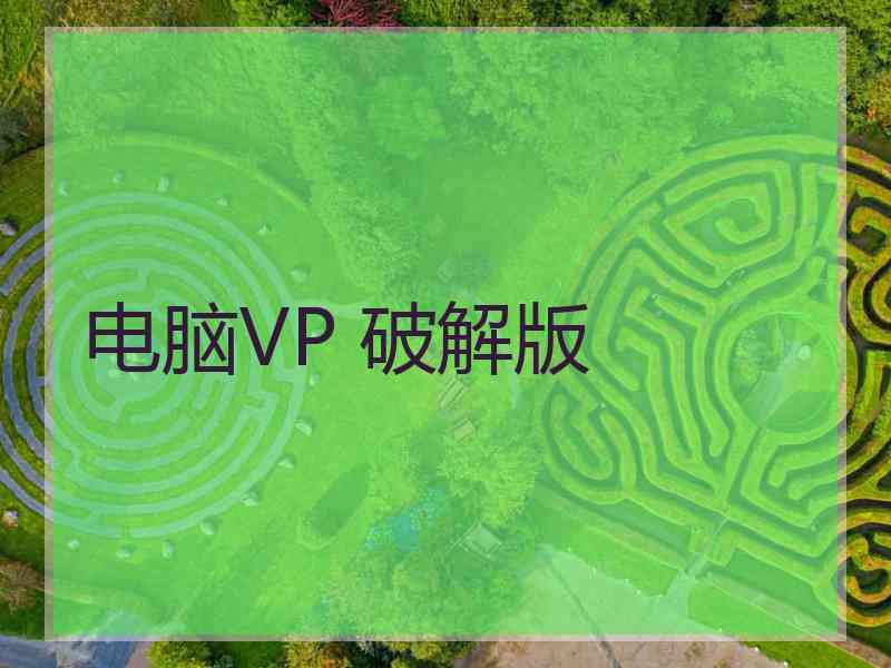 电脑VP 破解版