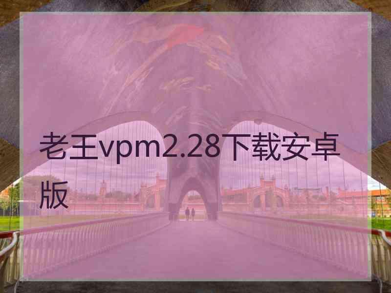 老王vpm2.28下载安卓版