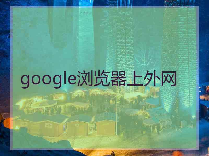 google浏览器上外网