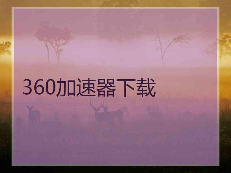 360加速器下载