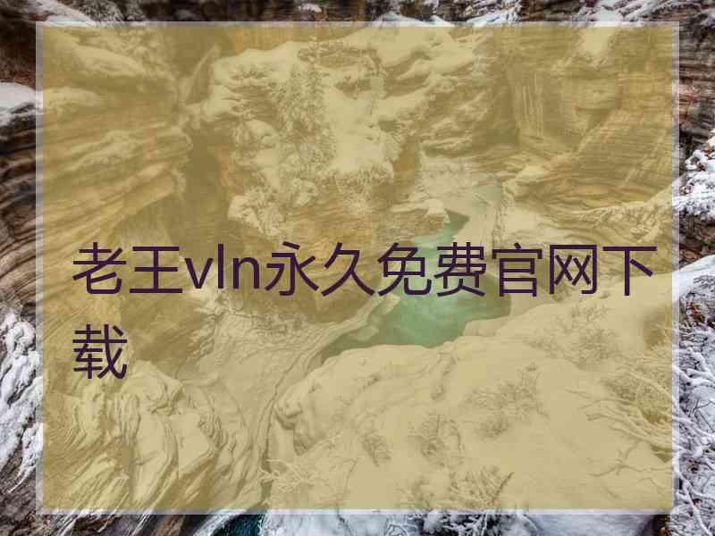 老王vln永久免费官网下载