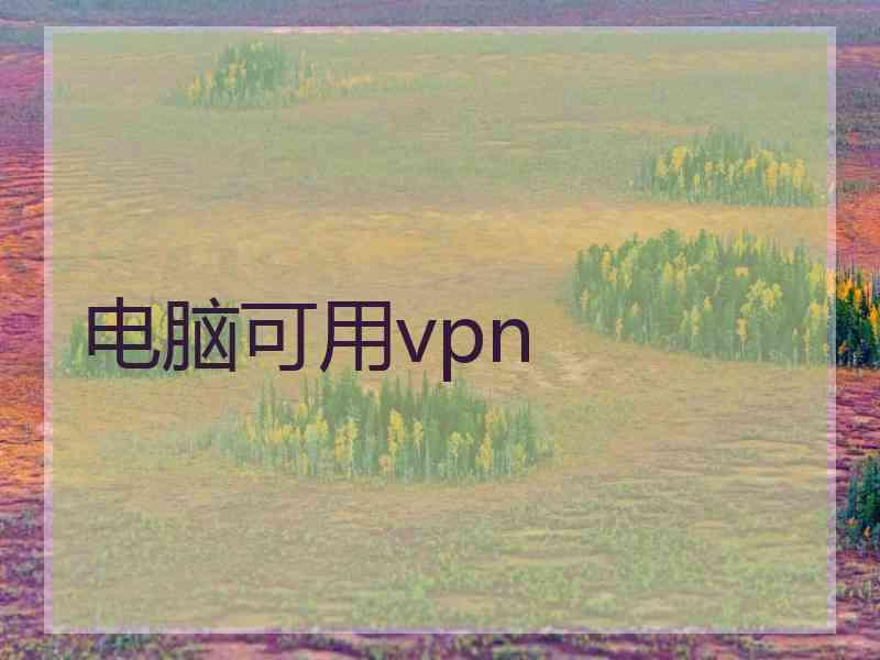 电脑可用vpn