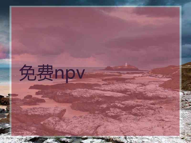 免费npv