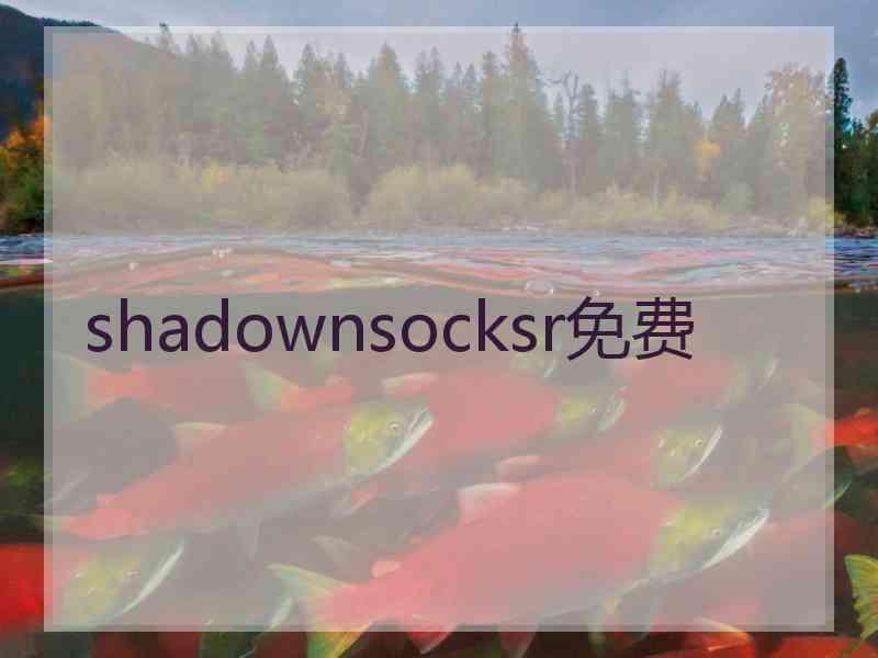 shadownsocksr免费