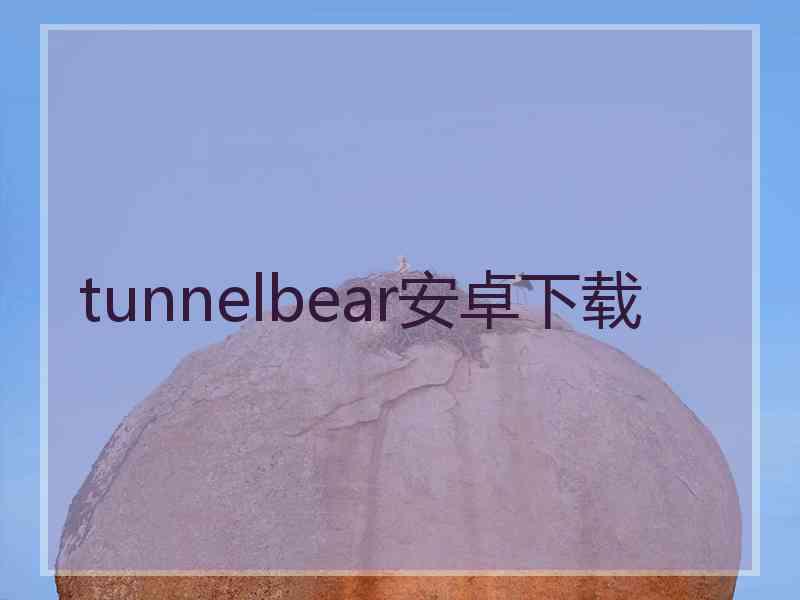 tunnelbear安卓下载