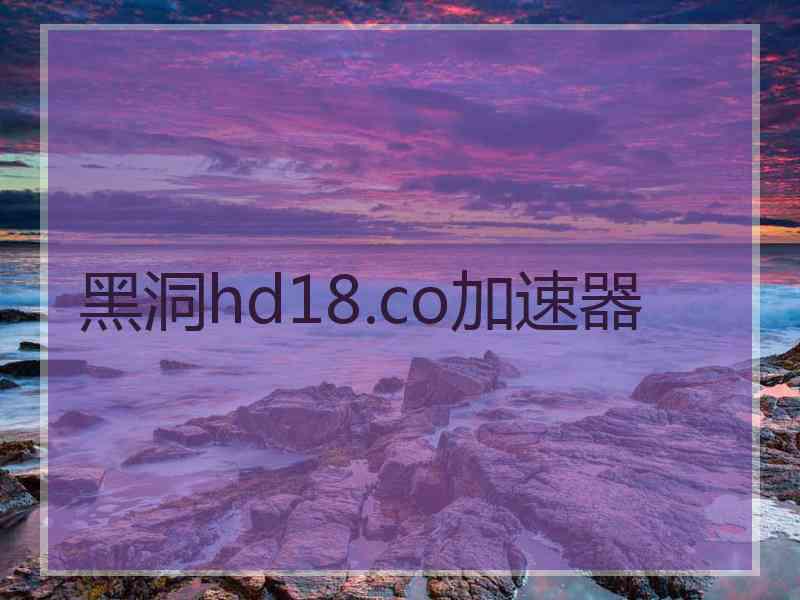 黑洞hd18.co加速器