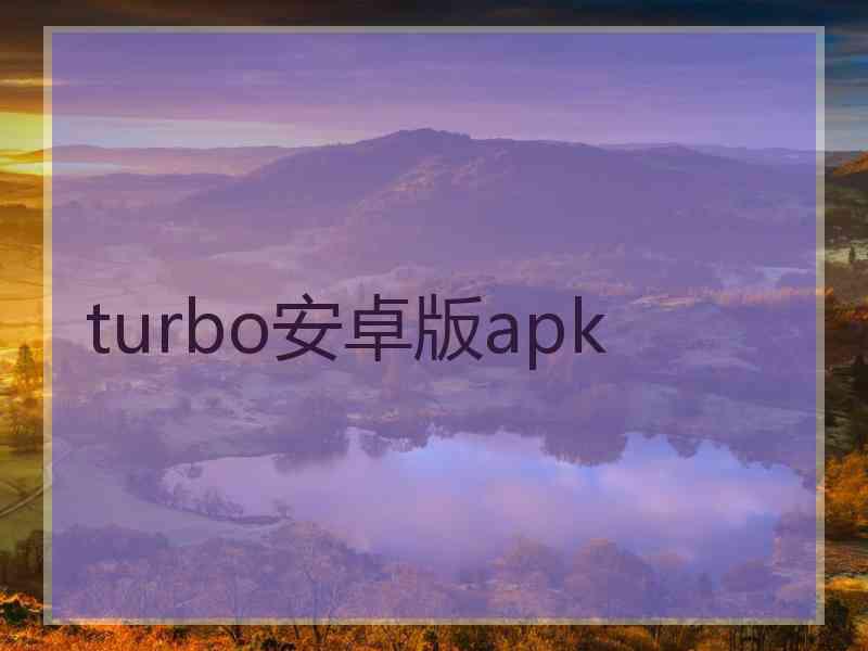 turbo安卓版apk