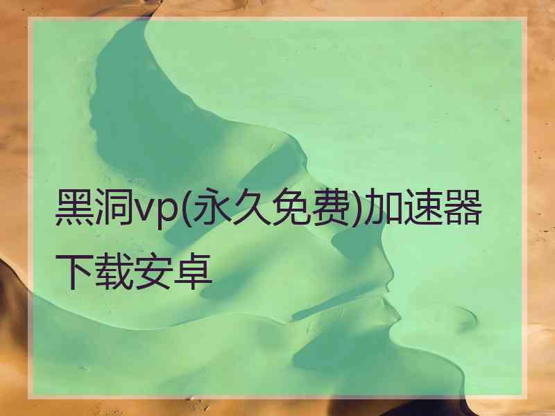 黑洞vp(永久免费)加速器下载安卓