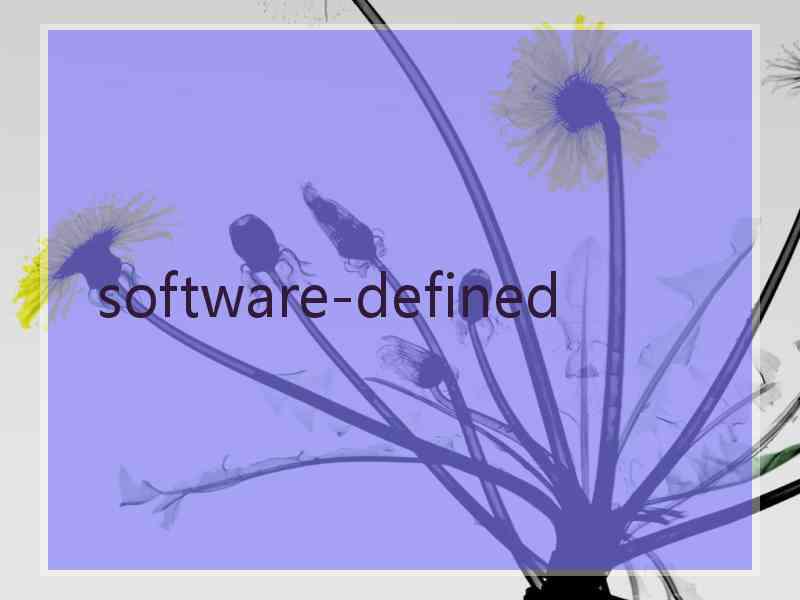  software-defined