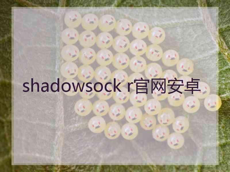 shadowsock r官网安卓