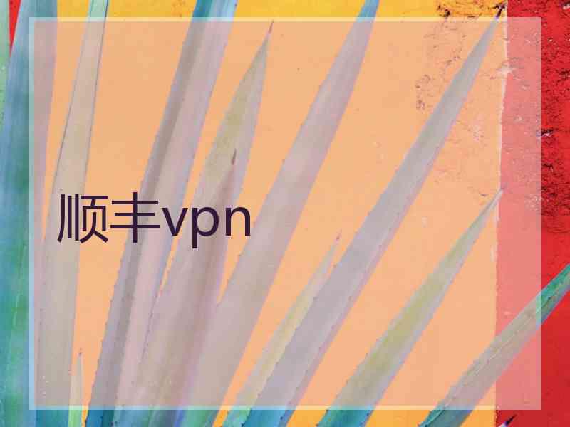 顺丰vpn