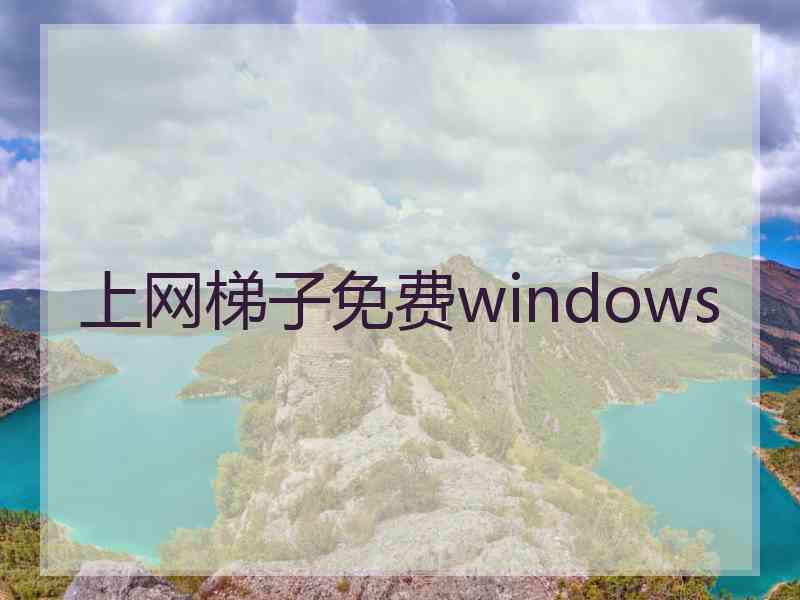 上网梯子免费windows