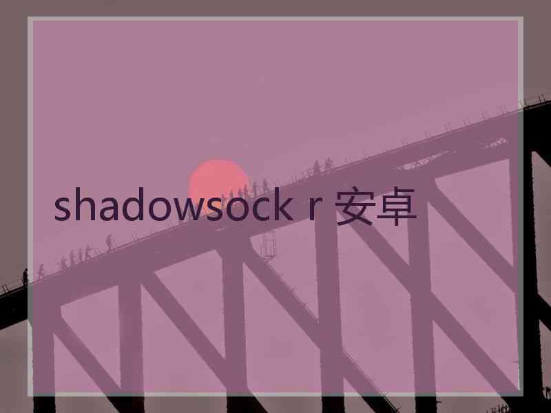 shadowsock r 安卓