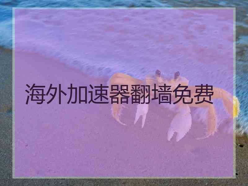 海外加速器翻墙免费