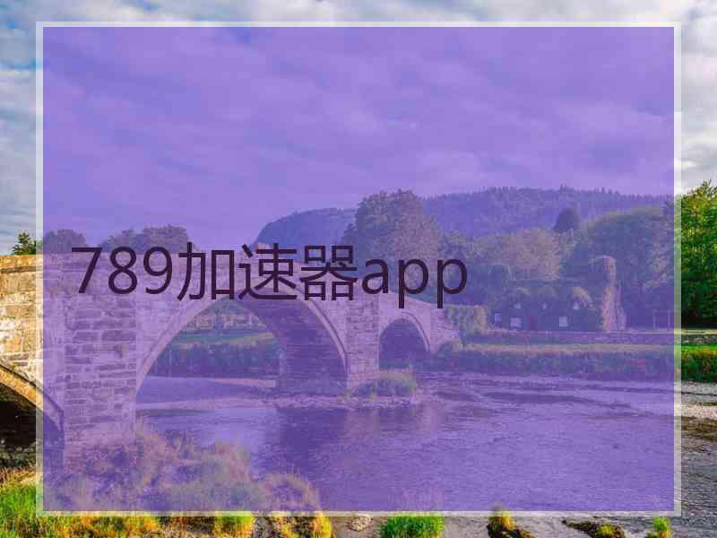 789加速器app