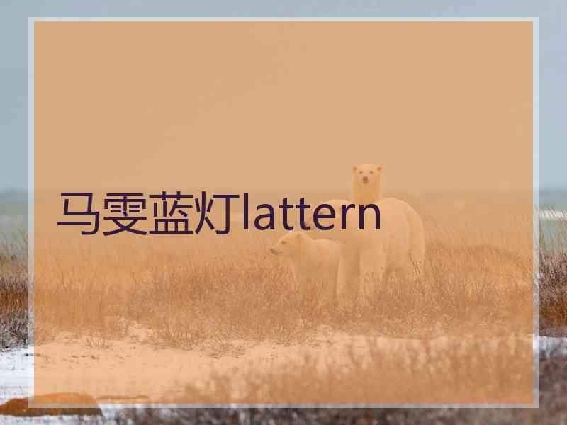 马雯蓝灯lattern