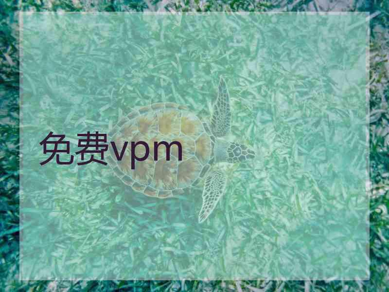 免费vpm