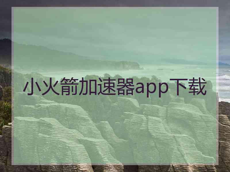 小火箭加速器app下载